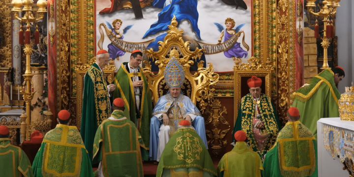 Messe Pontificale solenelle de Sa Sainteté le Pape Pierre III, 1er janvier 2024